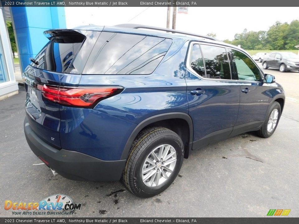 2023 Chevrolet Traverse LT AWD Northsky Blue Metallic / Jet Black Photo #9