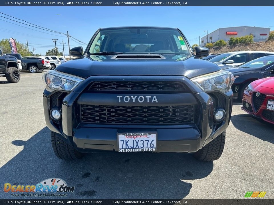 2015 Toyota 4Runner TRD Pro 4x4 Attitude Black / Black Photo #2