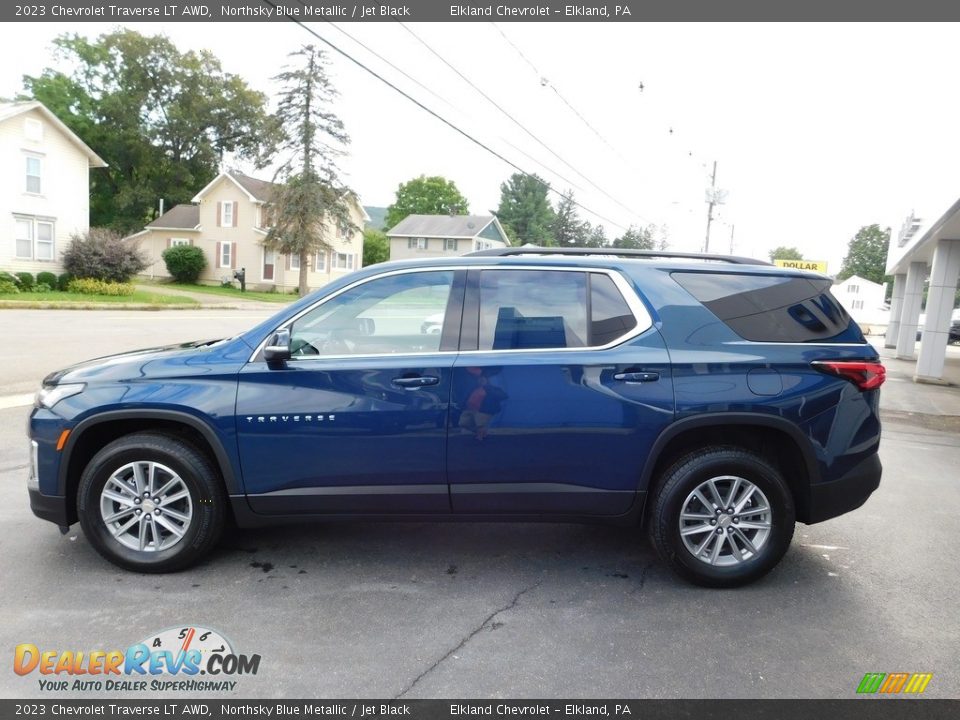 2023 Chevrolet Traverse LT AWD Northsky Blue Metallic / Jet Black Photo #13