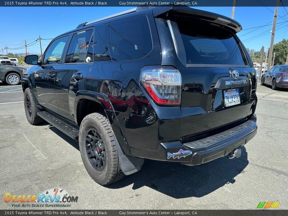 2015 Toyota 4Runner TRD Pro 4x4 Attitude Black / Black Photo #4