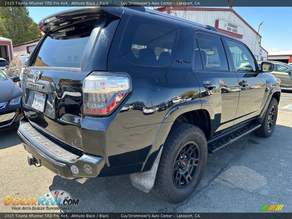 2015 Toyota 4Runner TRD Pro 4x4 Attitude Black / Black Photo #6