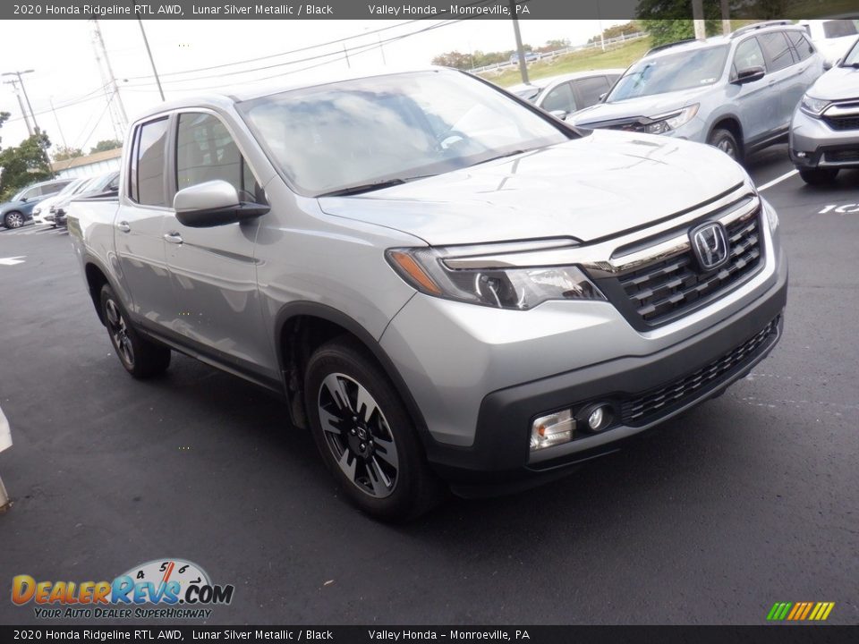 Lunar Silver Metallic 2020 Honda Ridgeline RTL AWD Photo #4