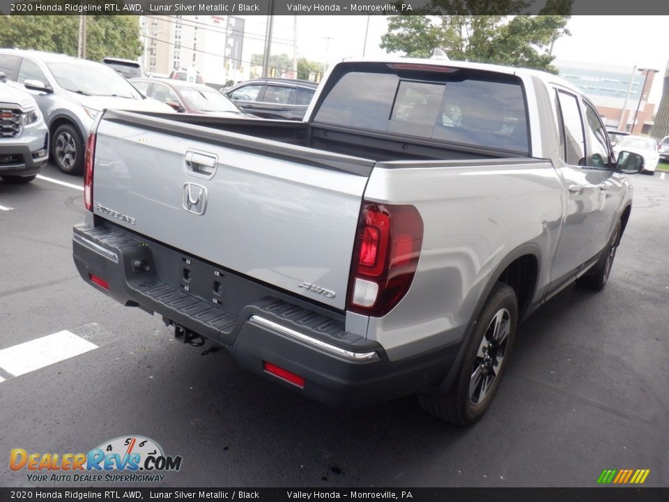 Lunar Silver Metallic 2020 Honda Ridgeline RTL AWD Photo #5