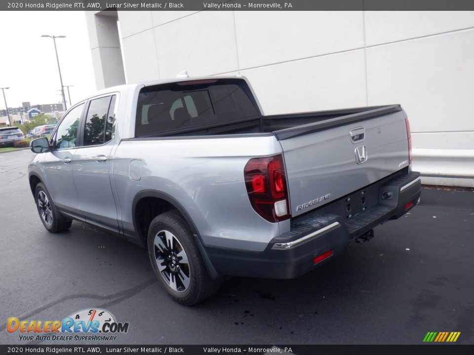 2020 Honda Ridgeline RTL AWD Lunar Silver Metallic / Black Photo #8