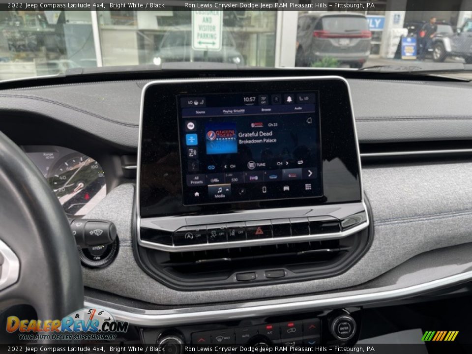 2022 Jeep Compass Latitude 4x4 Bright White / Black Photo #2