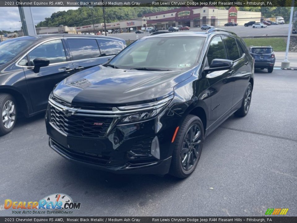 2023 Chevrolet Equinox RS AWD Mosaic Black Metallic / Medium Ash Gray Photo #1