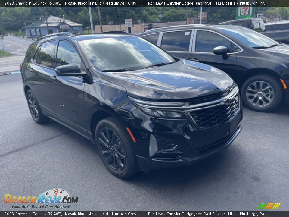 2023 Chevrolet Equinox RS AWD Mosaic Black Metallic / Medium Ash Gray Photo #3