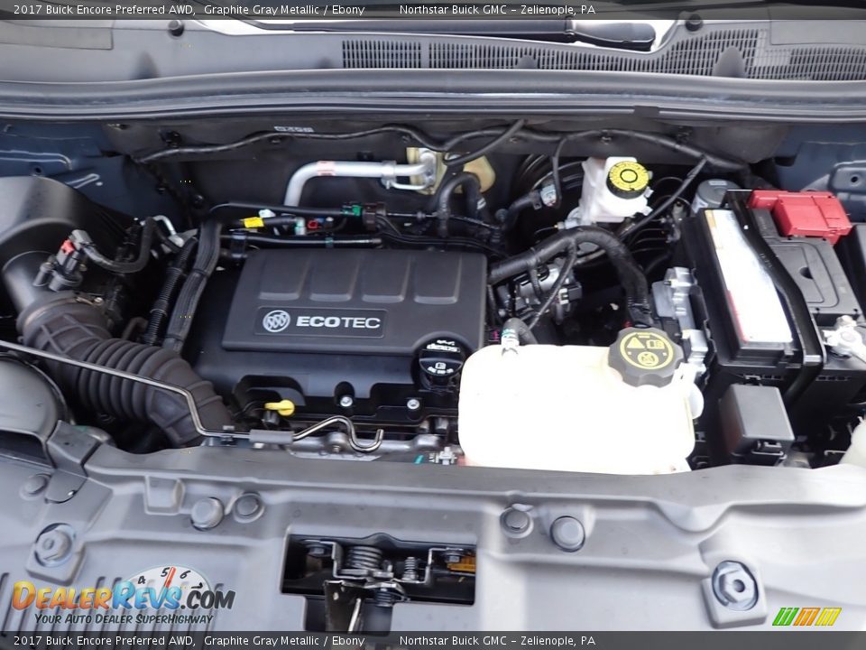 2017 Buick Encore Preferred AWD Graphite Gray Metallic / Ebony Photo #14