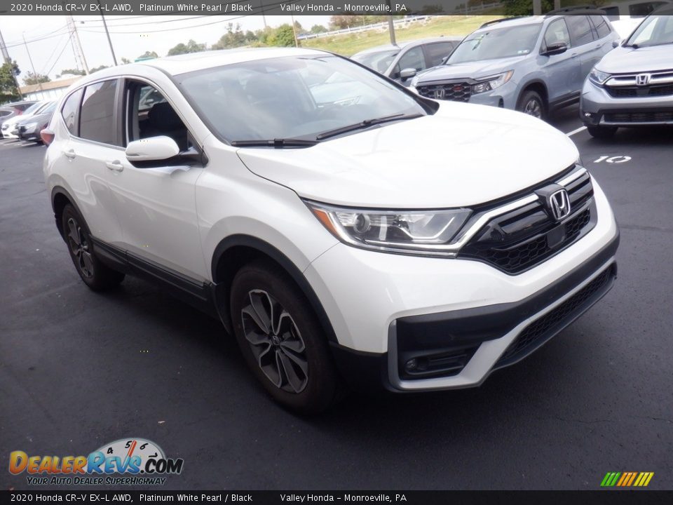 2020 Honda CR-V EX-L AWD Platinum White Pearl / Black Photo #4