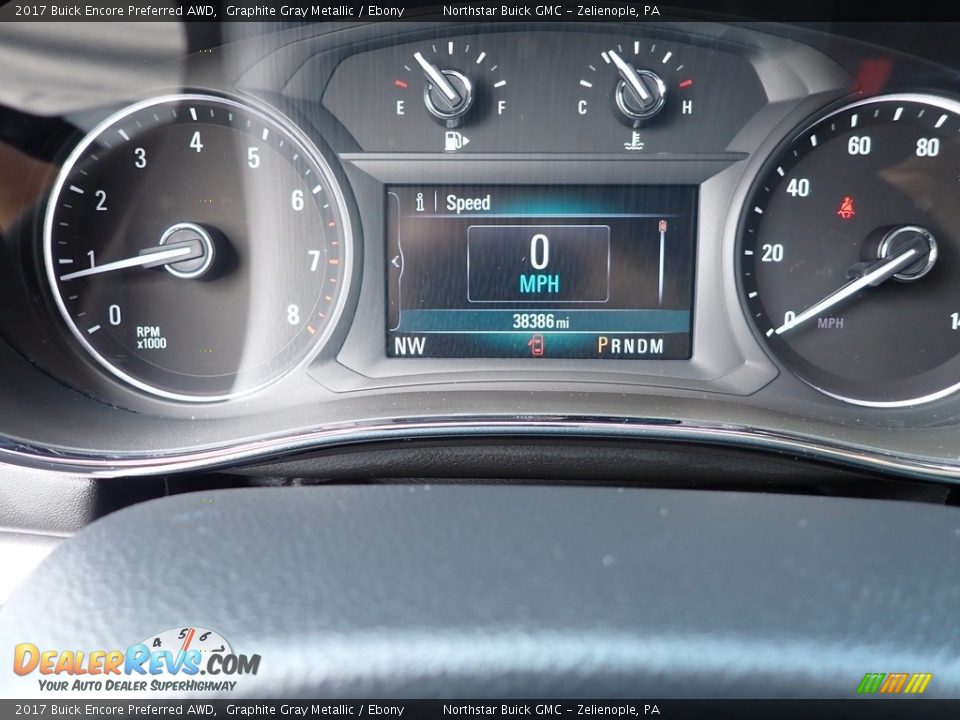 2017 Buick Encore Preferred AWD Graphite Gray Metallic / Ebony Photo #25