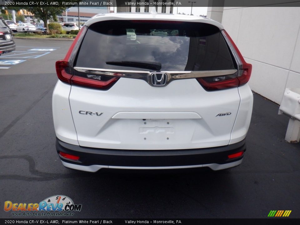 2020 Honda CR-V EX-L AWD Platinum White Pearl / Black Photo #6