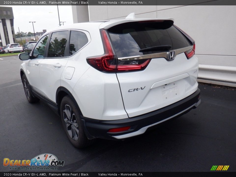 2020 Honda CR-V EX-L AWD Platinum White Pearl / Black Photo #7