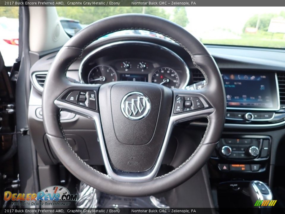2017 Buick Encore Preferred AWD Graphite Gray Metallic / Ebony Photo #28