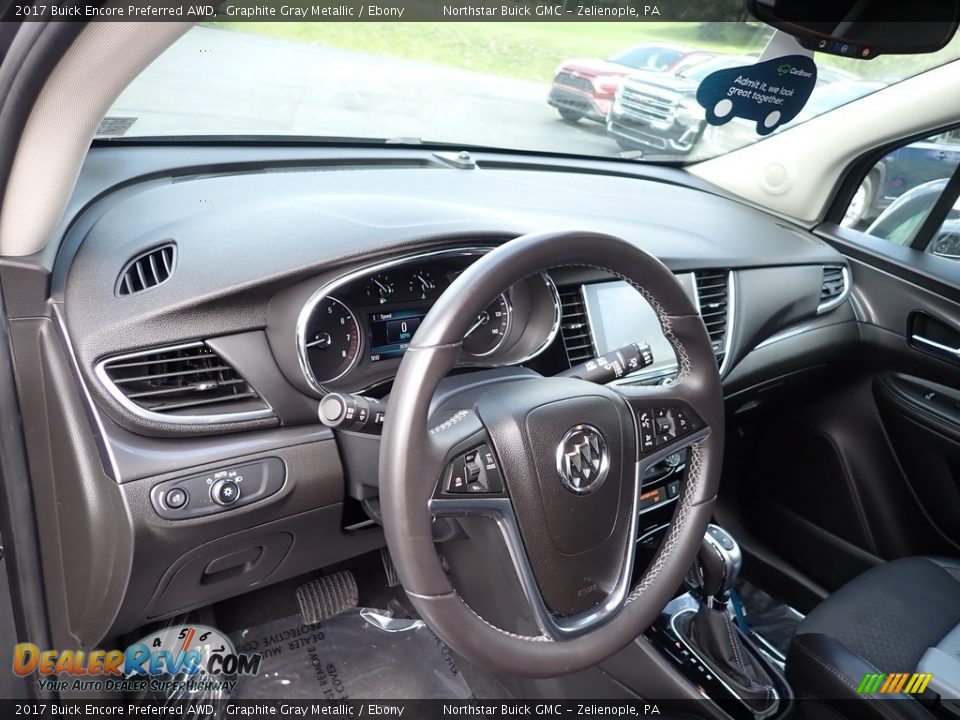 2017 Buick Encore Preferred AWD Graphite Gray Metallic / Ebony Photo #29