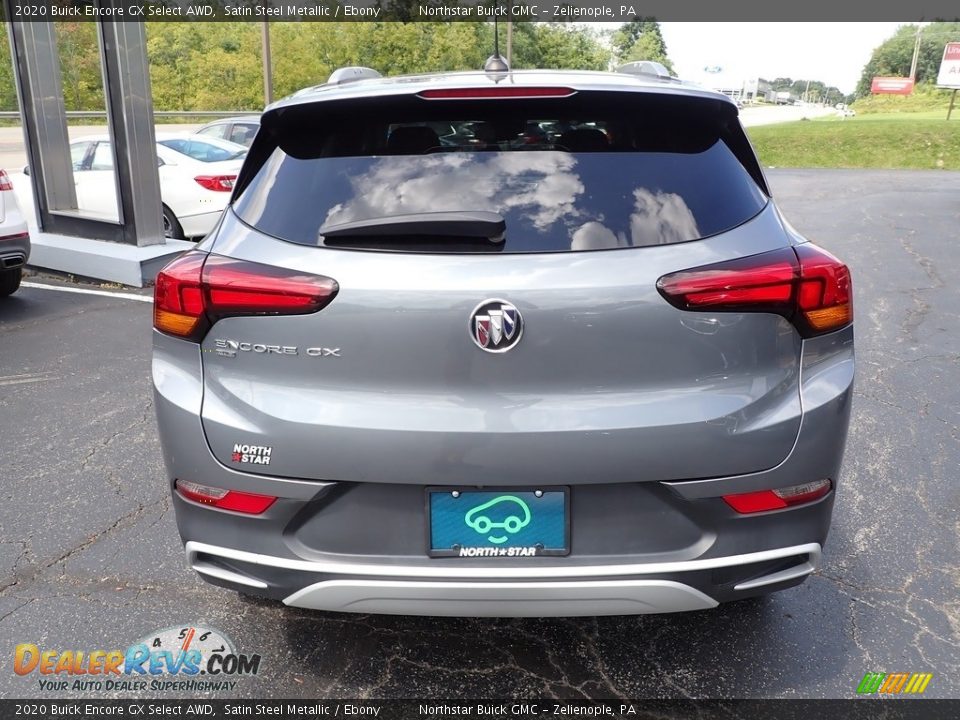 2020 Buick Encore GX Select AWD Satin Steel Metallic / Ebony Photo #5