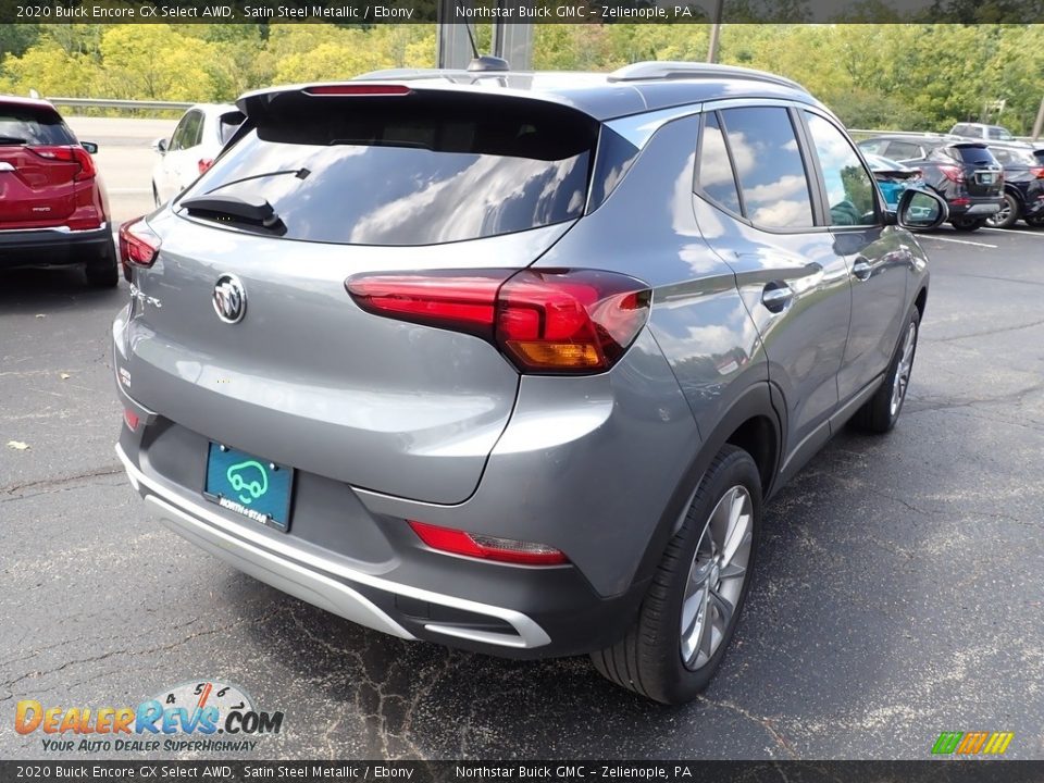 2020 Buick Encore GX Select AWD Satin Steel Metallic / Ebony Photo #6