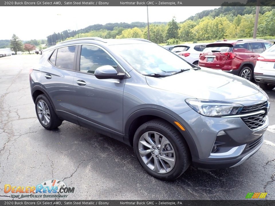 2020 Buick Encore GX Select AWD Satin Steel Metallic / Ebony Photo #9