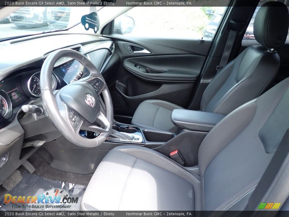 2020 Buick Encore GX Select AWD Satin Steel Metallic / Ebony Photo #20