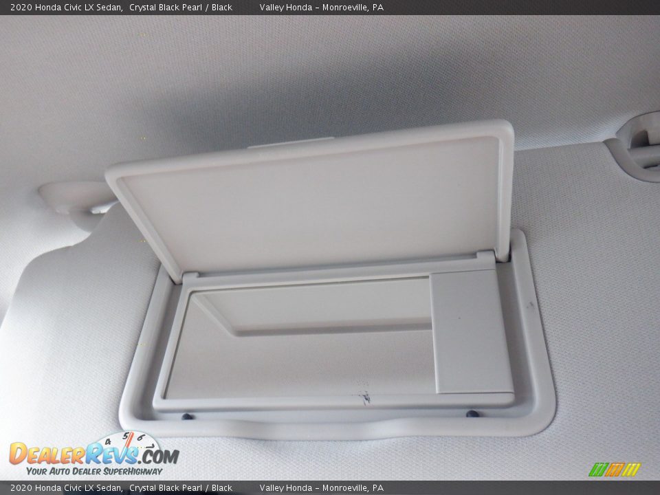 2020 Honda Civic LX Sedan Crystal Black Pearl / Black Photo #17