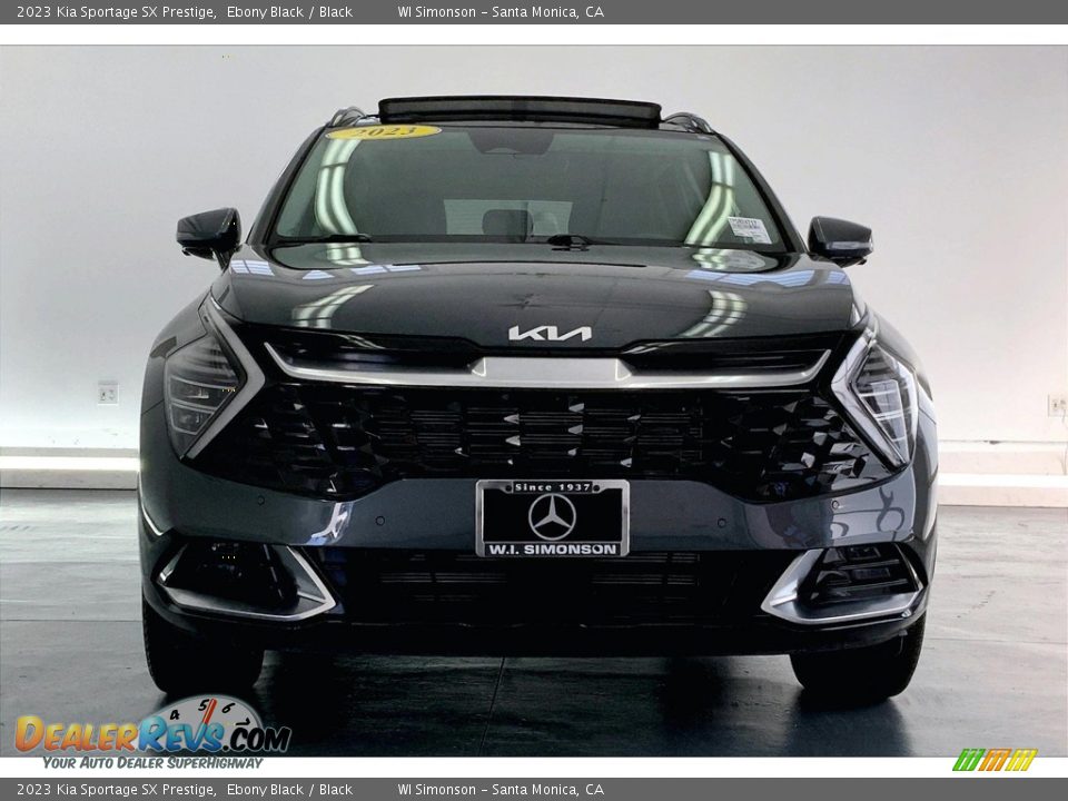 2023 Kia Sportage SX Prestige Ebony Black / Black Photo #2