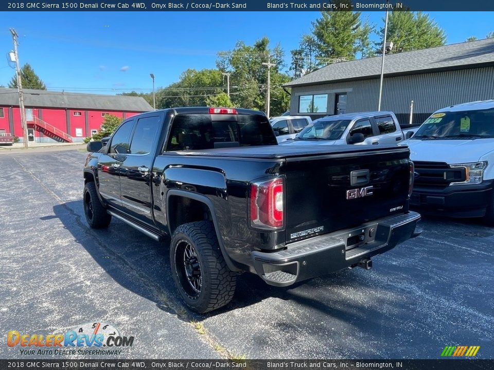 2018 GMC Sierra 1500 Denali Crew Cab 4WD Onyx Black / Cocoa/­Dark Sand Photo #3