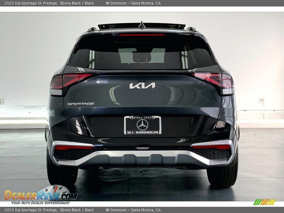 2023 Kia Sportage SX Prestige Ebony Black / Black Photo #3