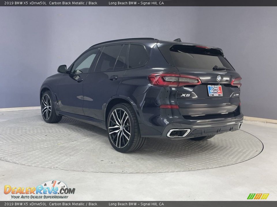2019 BMW X5 xDrive50i Carbon Black Metallic / Black Photo #3