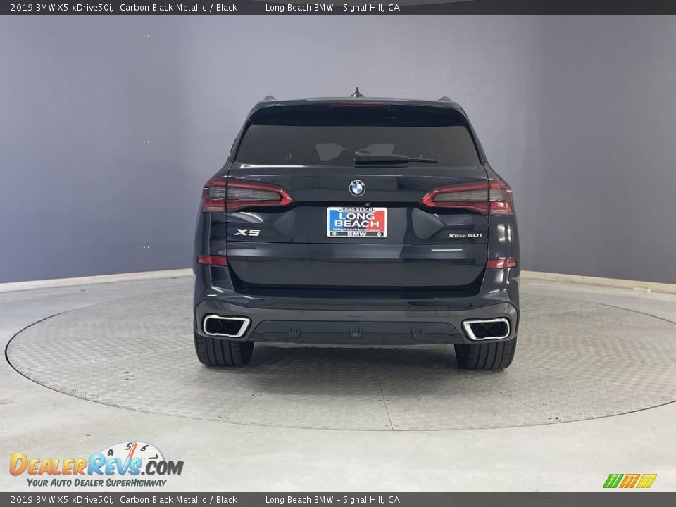 2019 BMW X5 xDrive50i Carbon Black Metallic / Black Photo #4