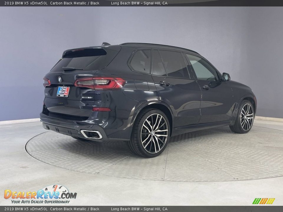 2019 BMW X5 xDrive50i Carbon Black Metallic / Black Photo #5