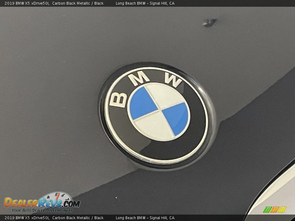 2019 BMW X5 xDrive50i Carbon Black Metallic / Black Photo #7
