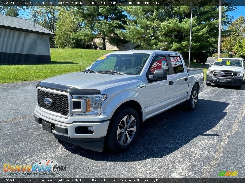 2019 Ford F150 XLT SuperCrew Ingot Silver / Black Photo #2