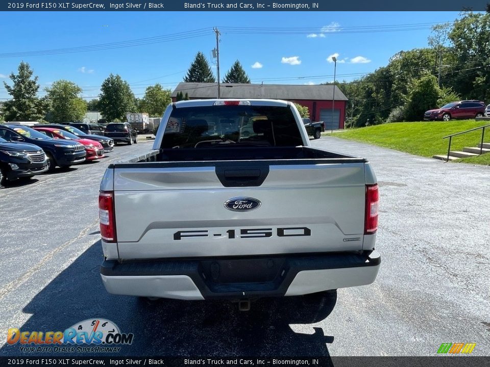 2019 Ford F150 XLT SuperCrew Ingot Silver / Black Photo #4