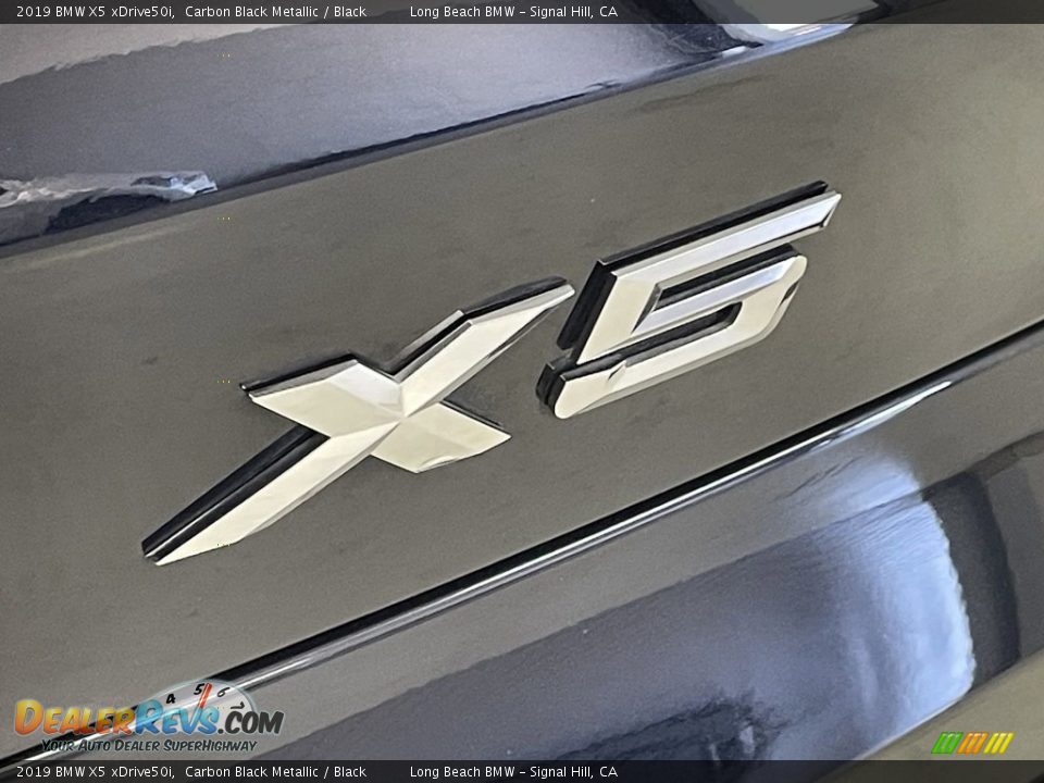 2019 BMW X5 xDrive50i Carbon Black Metallic / Black Photo #10