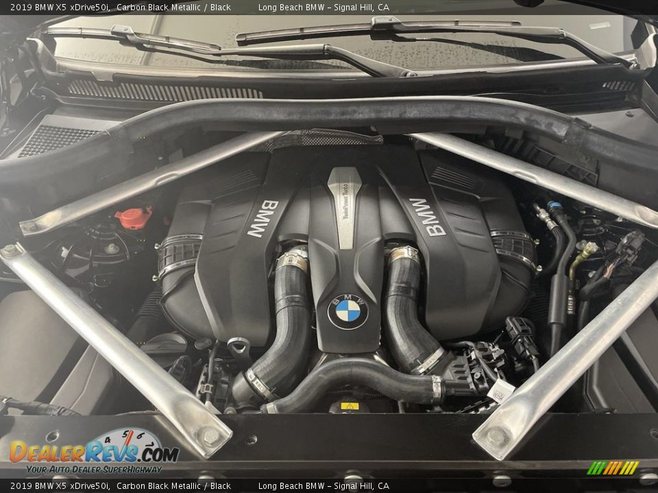 2019 BMW X5 xDrive50i Carbon Black Metallic / Black Photo #11