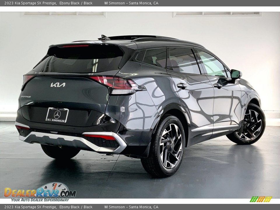 2023 Kia Sportage SX Prestige Ebony Black / Black Photo #13