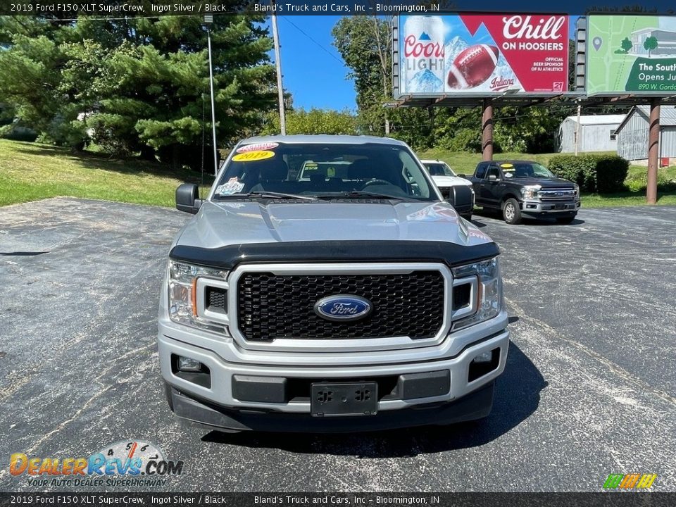 2019 Ford F150 XLT SuperCrew Ingot Silver / Black Photo #8