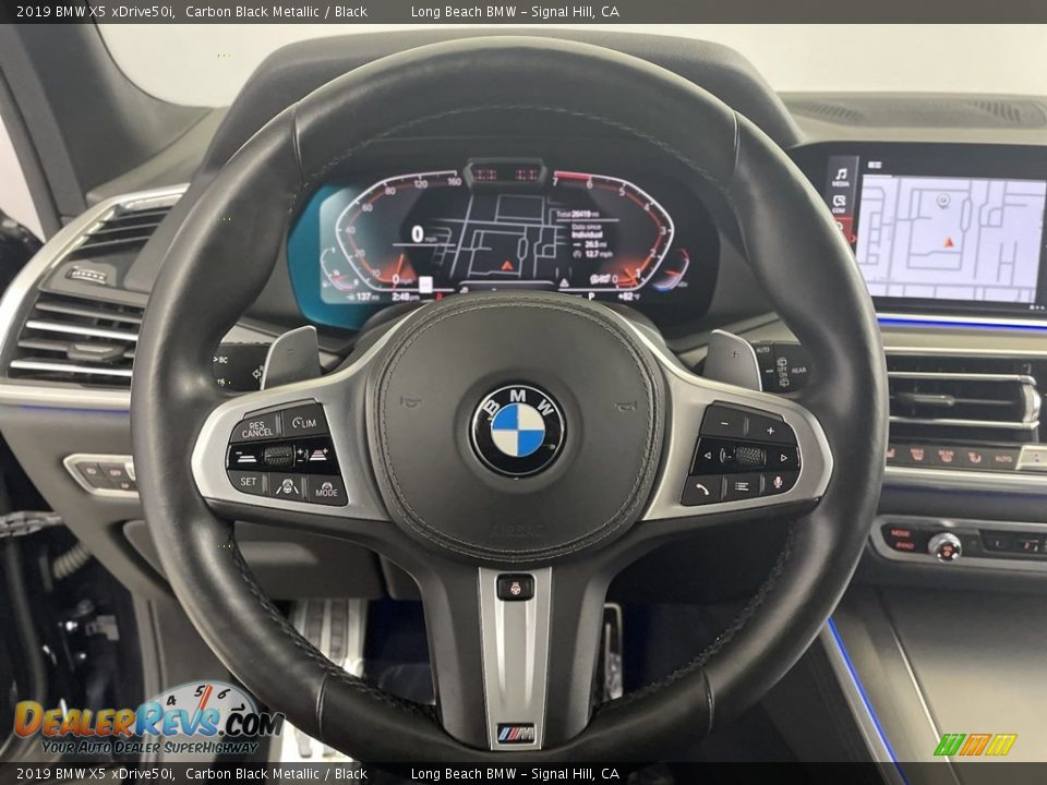 2019 BMW X5 xDrive50i Carbon Black Metallic / Black Photo #17