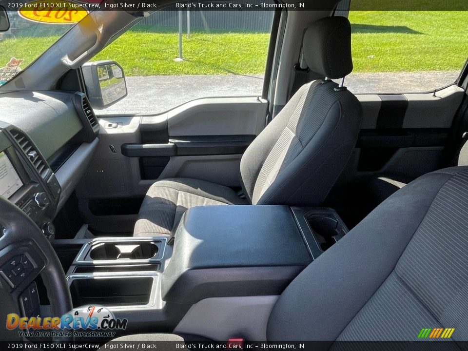 2019 Ford F150 XLT SuperCrew Ingot Silver / Black Photo #13