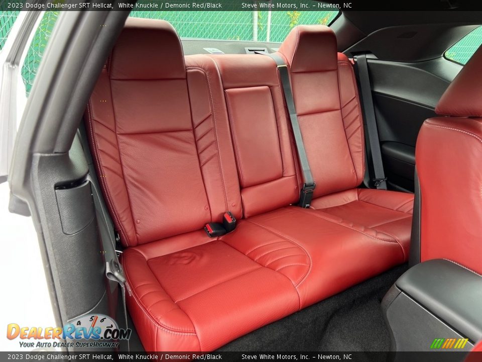 Rear Seat of 2023 Dodge Challenger SRT Hellcat Photo #19