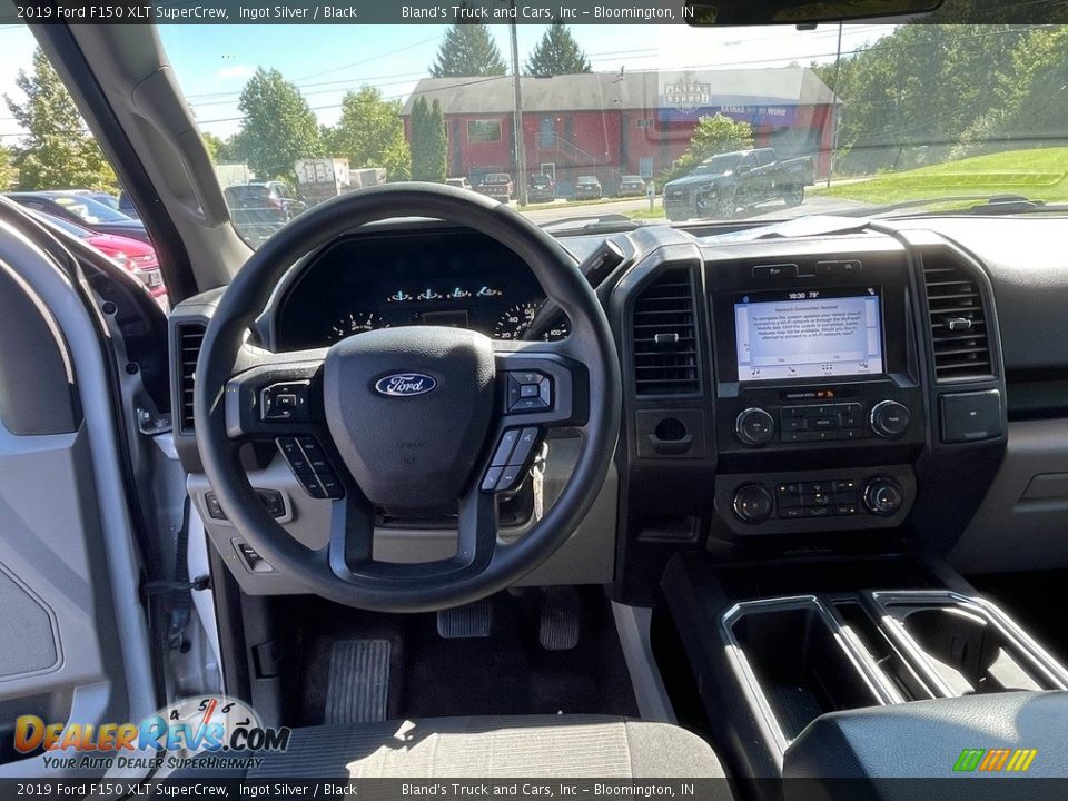 2019 Ford F150 XLT SuperCrew Ingot Silver / Black Photo #16