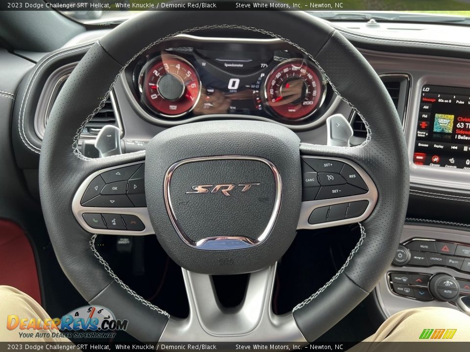 2023 Dodge Challenger SRT Hellcat Steering Wheel Photo #22
