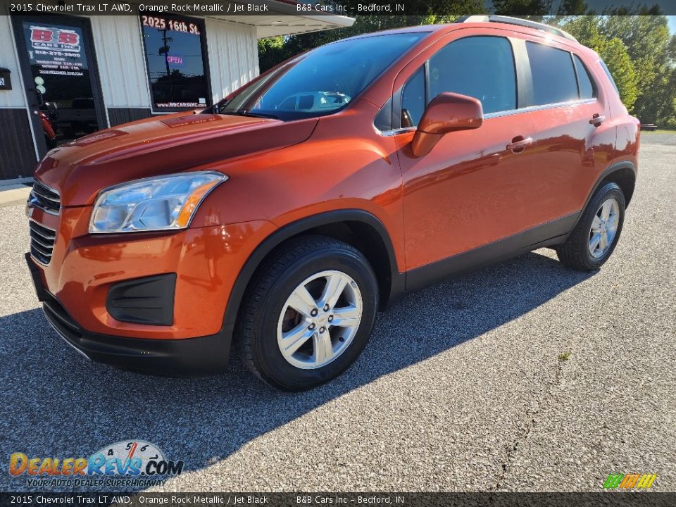 2015 Chevrolet Trax LT AWD Orange Rock Metallic / Jet Black Photo #22