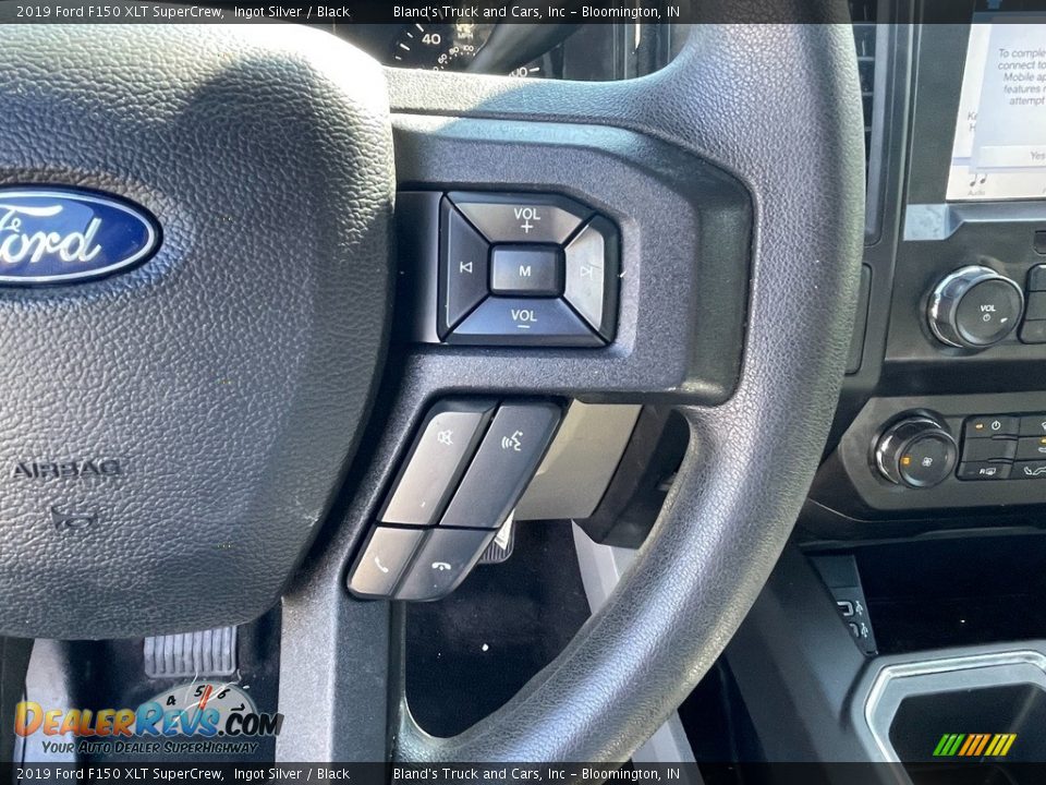 2019 Ford F150 XLT SuperCrew Ingot Silver / Black Photo #20