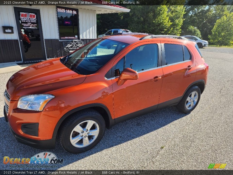 2015 Chevrolet Trax LT AWD Orange Rock Metallic / Jet Black Photo #27