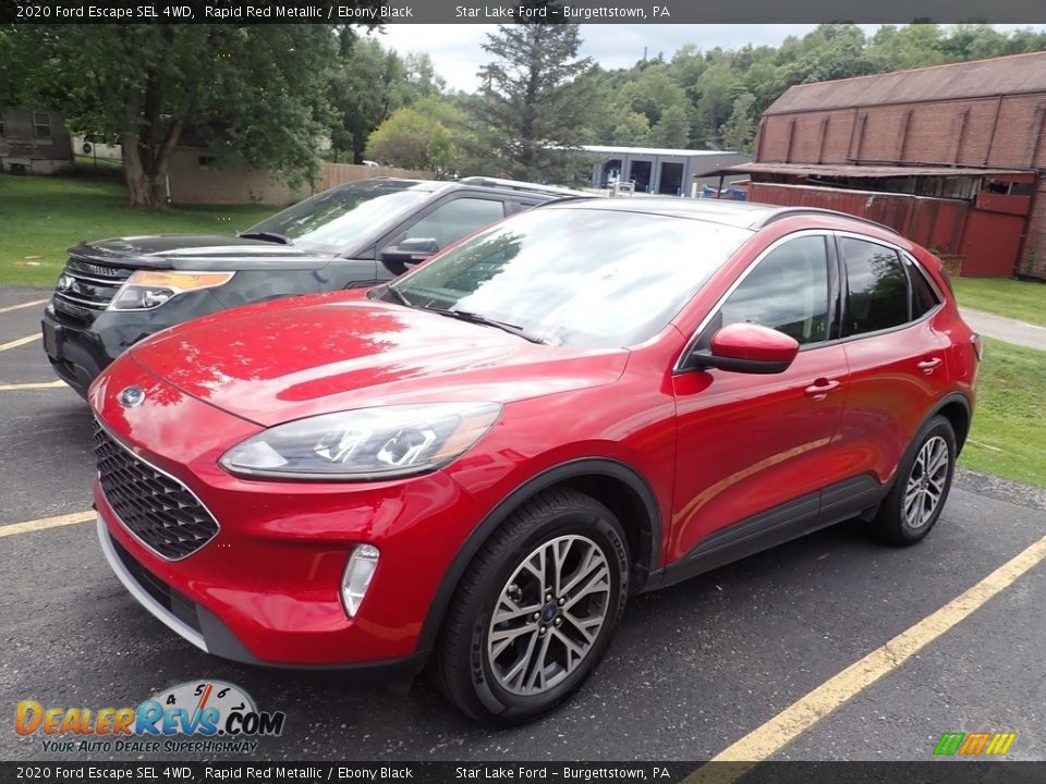 2020 Ford Escape SEL 4WD Rapid Red Metallic / Ebony Black Photo #1