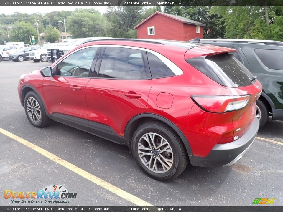 2020 Ford Escape SEL 4WD Rapid Red Metallic / Ebony Black Photo #4