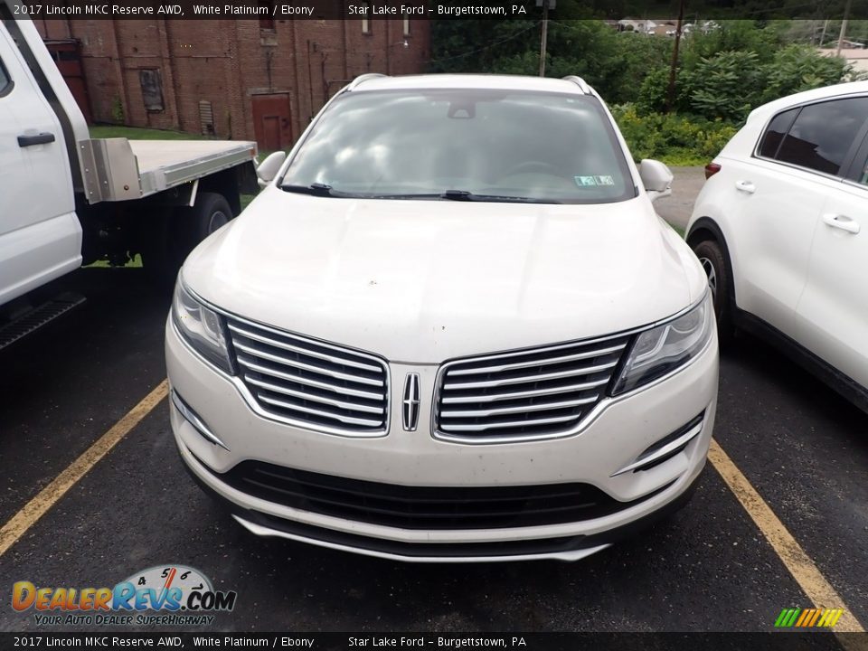 2017 Lincoln MKC Reserve AWD White Platinum / Ebony Photo #2