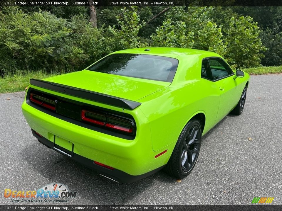 2023 Dodge Challenger SXT Blacktop Sublime / Black Photo #6