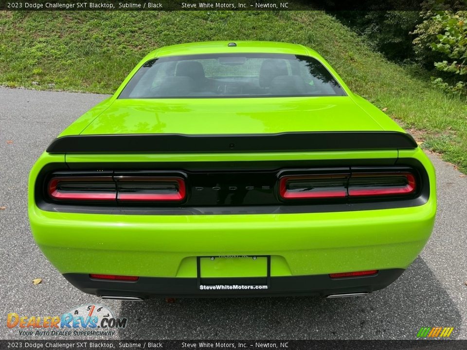 2023 Dodge Challenger SXT Blacktop Sublime / Black Photo #7