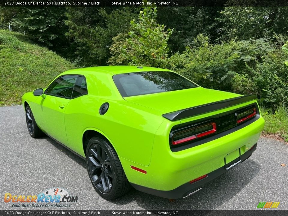 2023 Dodge Challenger SXT Blacktop Sublime / Black Photo #8